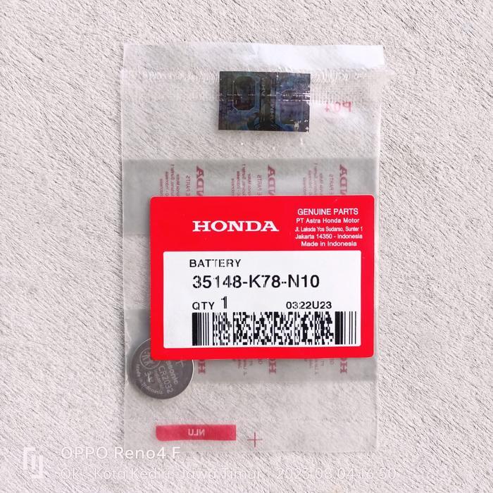 BATTERY REMOTE KEYLESS - BATERAI REMOT ALARM-KUNCI-KONTAK HONDA VARIO-110 SCOOPY VARIO 125-150-160