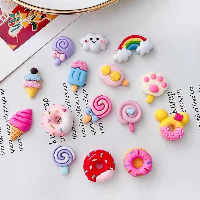 20pcs Sticker 3D + LEM / Sticker Botol Minum Viral Karakter / Sticker 3D Tempel Sticker Tumbler