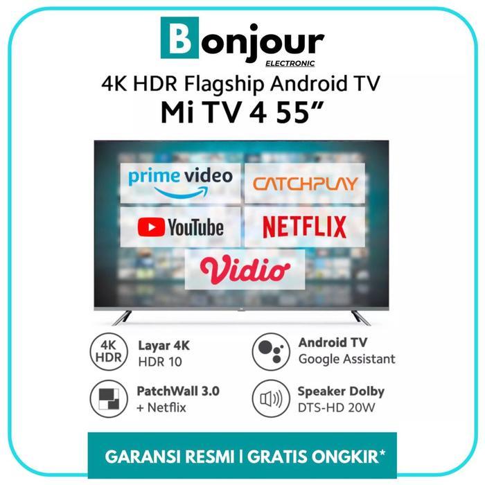 TV ANDROID XIOMI 55 INCH PROMO MURAH XIOMI ANDROID 55 MI TV 4 55 UHD