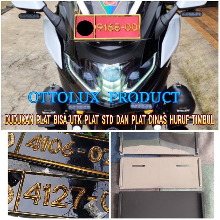 Dudukan Plat Nomor Mtr Tni Polri Plat Kuningan Timbul Bisa Plat Samsat