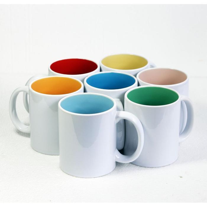 Mug Polos Warna SQ One - Mug Coating impor