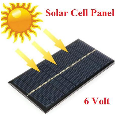 Panel Surya Solar Cell Mini 6v 1w Cas HP Powerbank 18650 DIY