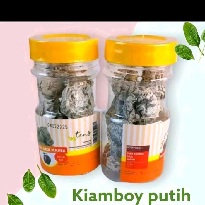 Kiamboy Asin Manis Kiamboi Putih Asin Manis Manisan Kiamboy Kiamboi 140 gram