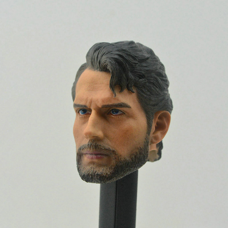 1/6 of the 12'' TBLeague male body Henry Cavill Clark's Head Sculpt Model Soldier Doll's Head