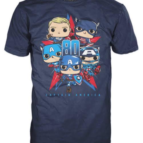FUNKO EXCLUSIVE MARVEL COLLECTOR CORPS YEAR OF THE SHIELD CAPT AMERICA