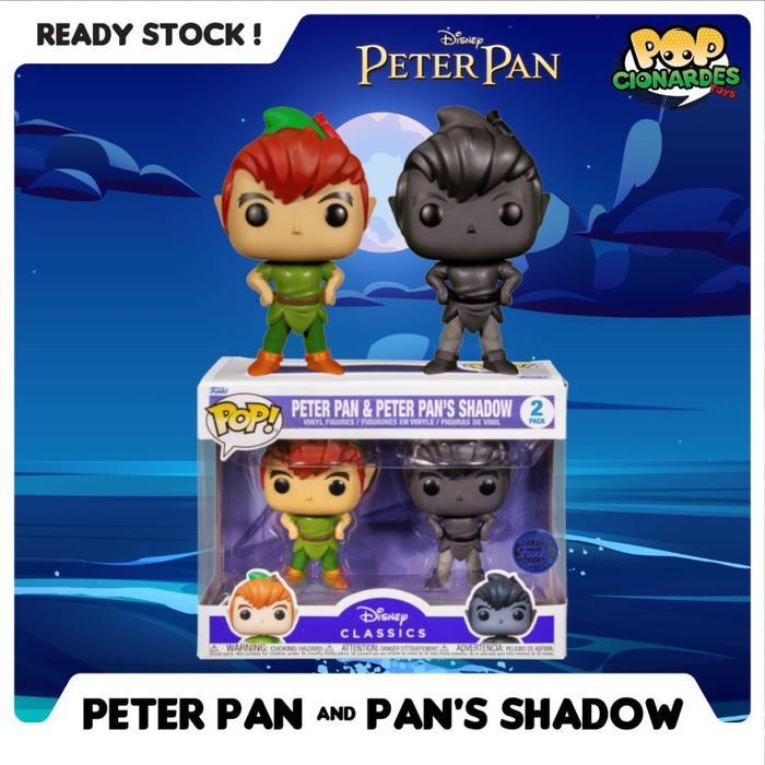 FUNKO POP DISNEY - PETER PAN - PETER PAN & PETER PANS SHADOW 2 PACK