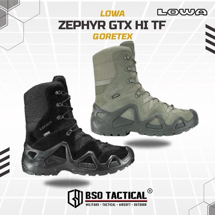 Sepatu Tactical Outdoor LOWA Zephyr GTX HI TF Hiking Boots Waterproof Shoes High