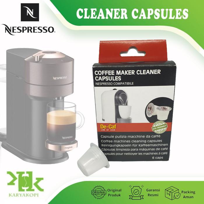 De-Caf Capsule Clean For Nespresso, Coffee Machine Cleaner Nespresso