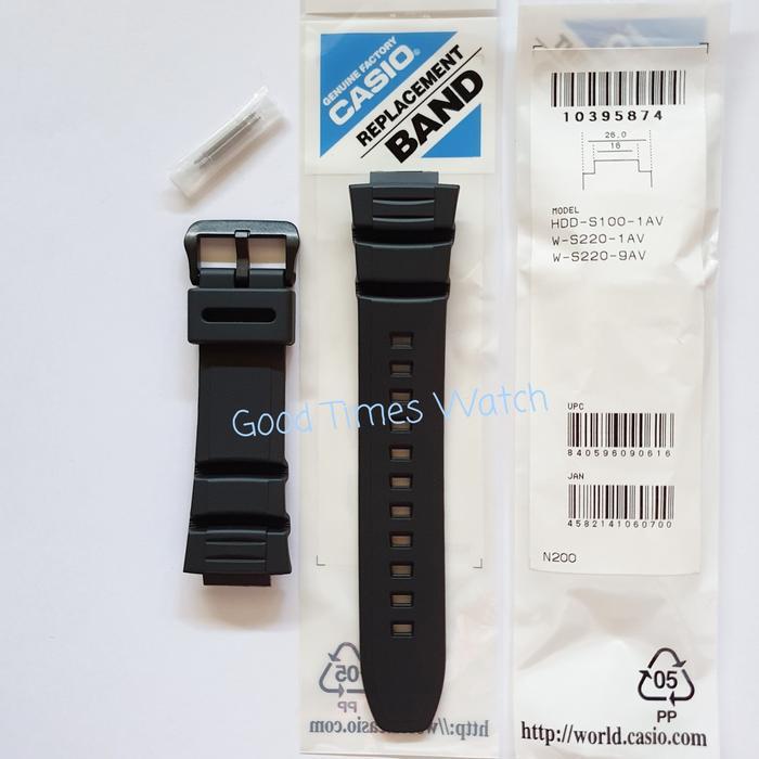 STRAP CASIO HDD-S100-1A HDD S100 W S220 CASIO ORIGINAL