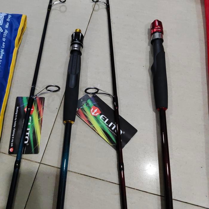 Terlaris Joran Oancing Elito Jigging Killer While Atau Ocean Fighter 602 Jigging Solid