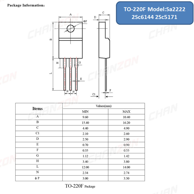 10PCS (5PCS*2Values) 2Sa1837 2Sc4793 2Sa940 2Sc2073 Sa2222 2Sc6144 2Sa1930 2Sc5171 MJE15032 MJE15033