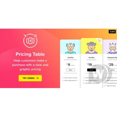 WordPress Pricing Table Plugin - Plugin WordPress