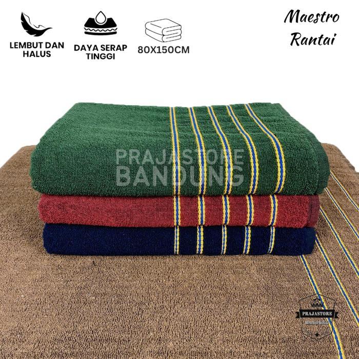 NEW!! Handuk Mandi Dewasa Jumbo Size 80x150 Maestro Rantai Tebal Lembut Menyerap Air Anduk Haduk