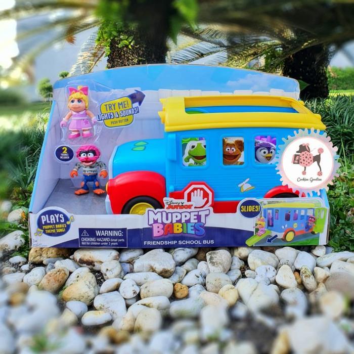 Disney Muppet Babies Friendship School Bus Vehicle Playset