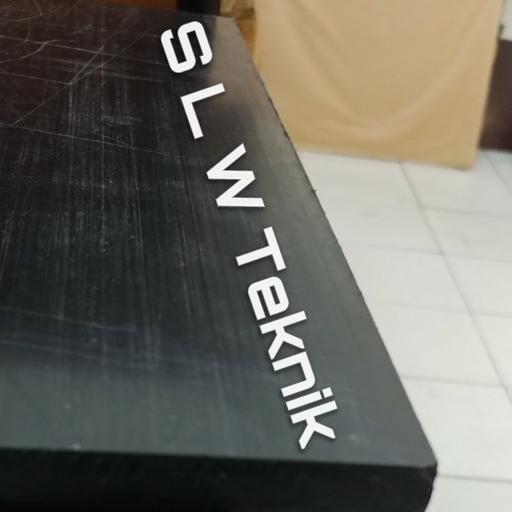 XU246 Nylon PE Hitam 15mm 2,5x110cm Sheet / Lembaran ( Polyethylene ) BIG SALE