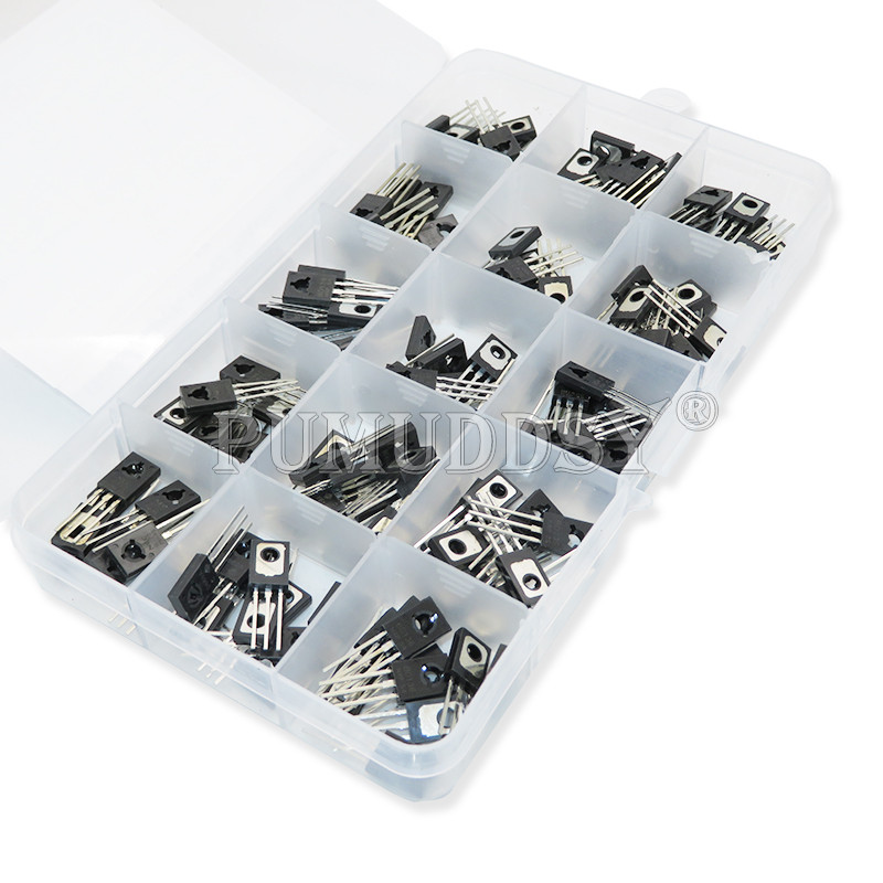 TO-126 Transistor Assortment Kit Pack B772 D882 BD139 BD140 C106 D669 B649 D237 D238 13003 BD136