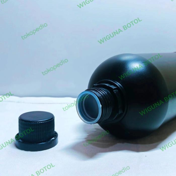 "New" Botol Labor 1 Liter Hitam / Botol agro 1000 ml Hitam