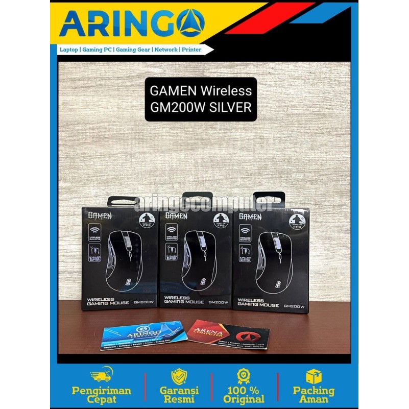 GAMEN Wireless GM200W SILVER