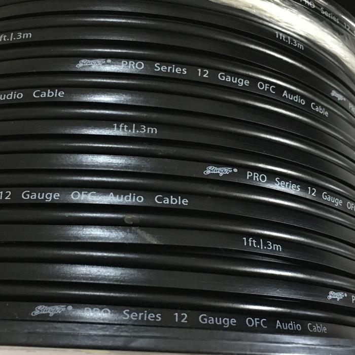 Kabel Speaker 12 Awg Stinger Pro Pure Ofc Copper, Midbass & Subwoofer Diskon 80%