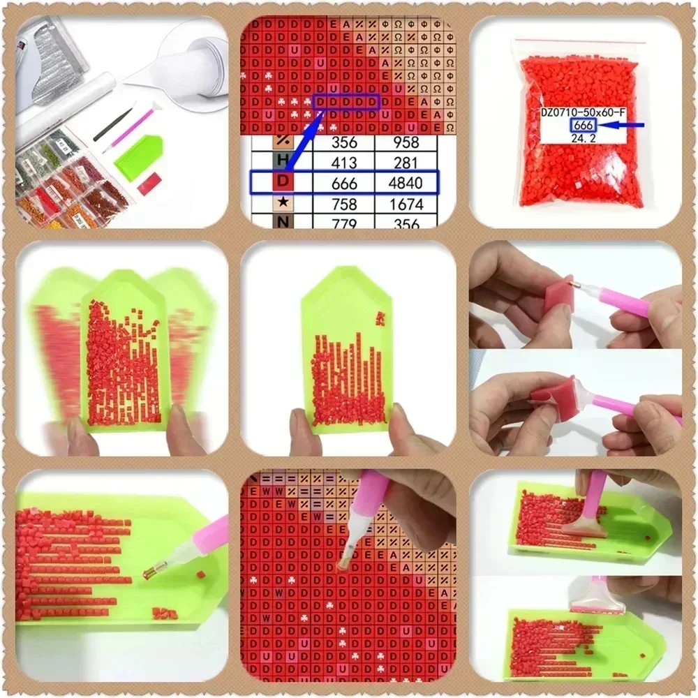 Pikachu Eeveelution Kawaii Diamond Painting Kit Square Round Diamond 5D DIY Vaporeon Mosaic Handmade