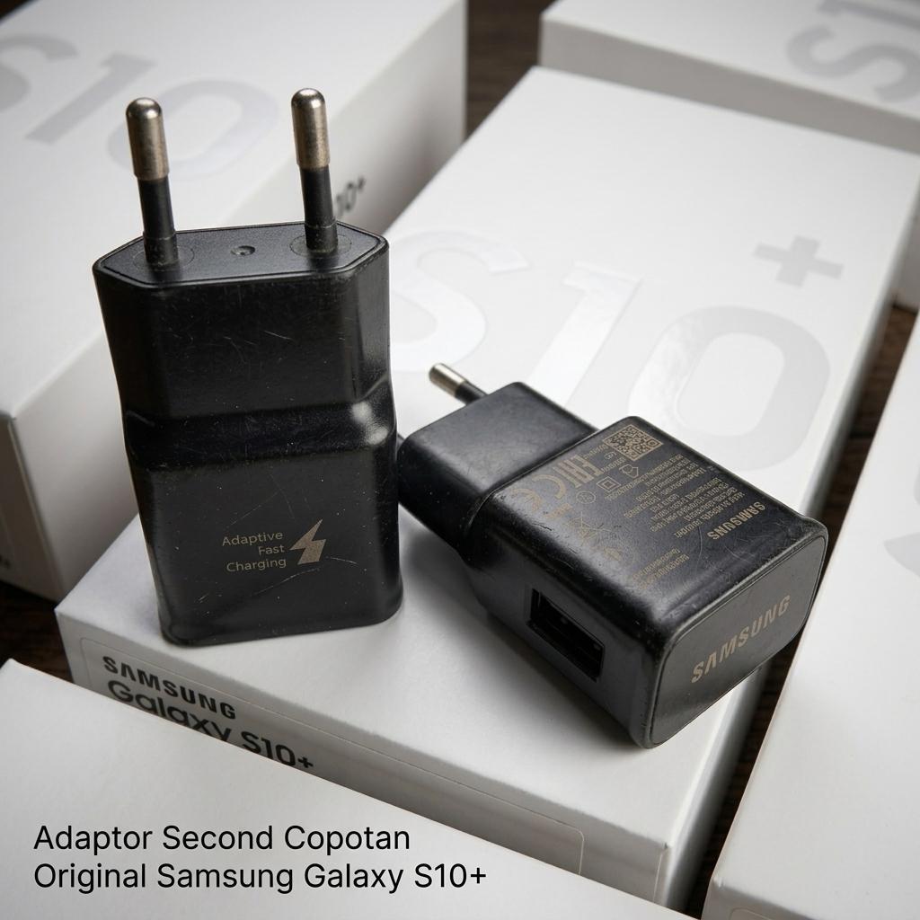 Cas Samsung EP-TA20EBE Bekas Copotan Original 15W 9V 1.67A Adaptive Fast Charging Galaxy S10 Plus Ke