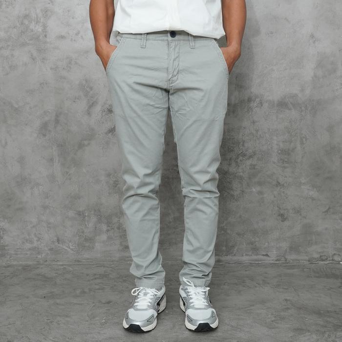 Oxygen Denim Prime Slim Chino Pants (708-3335) - Light Grey, 28