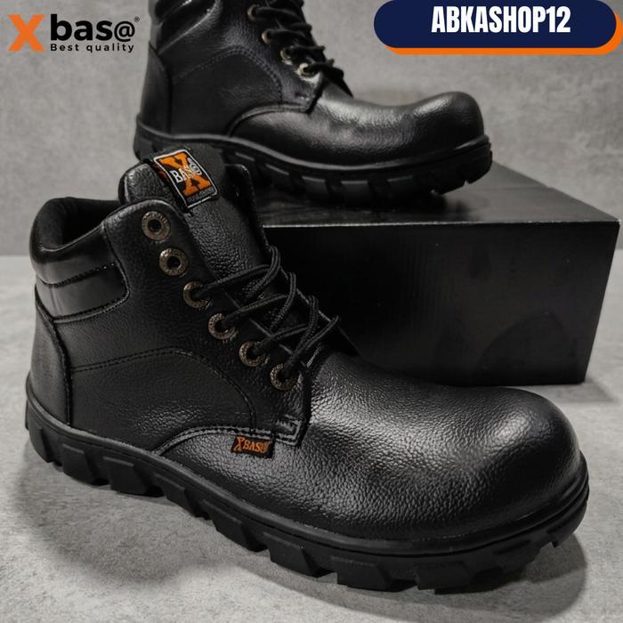 Saint Barkley - SEPATU SAFETY BOOTS PRIA SAFETY Kerja Black