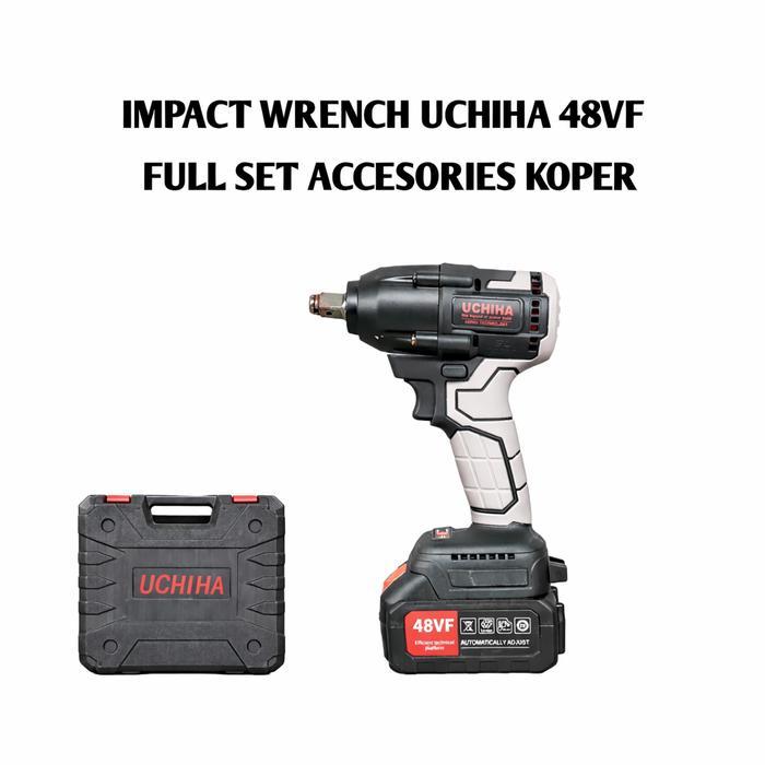 Impact Wrench 88Vf Uchiha Mesin Pembuka Baut Ban Roda Truck Mobil