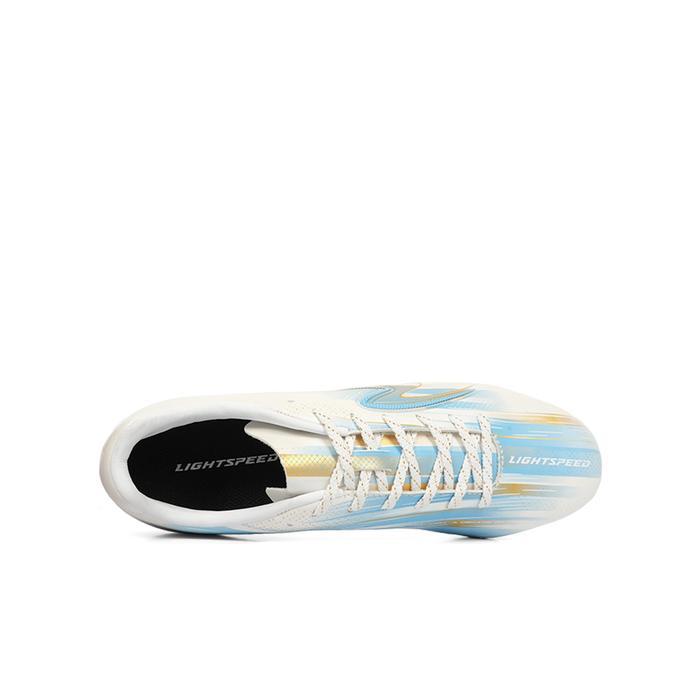 Aluna Project19- Specs Sepatu Sepak Bola Lightspeed Reborn Meta Xr Fg White/Aquarius/Gold Spe1010534