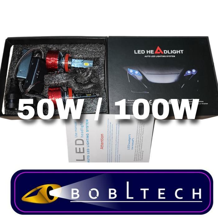 Terlaris Bobltech Lampu Mobil Innova Reborn Led H11 Hb3 30000Lm 50W / 100W Car