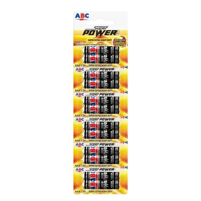 READY ABC AAA , ABC A3 , BATEREI ABC AAA HITAM Baterai Batre