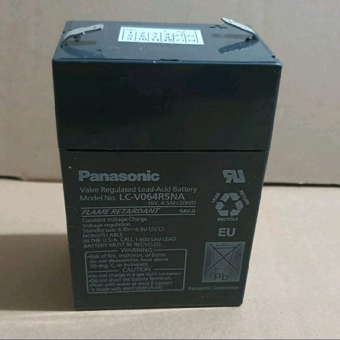 READY Baterai Aki /Acu kering 6v.5ah LC-V064R5NA panasonic original