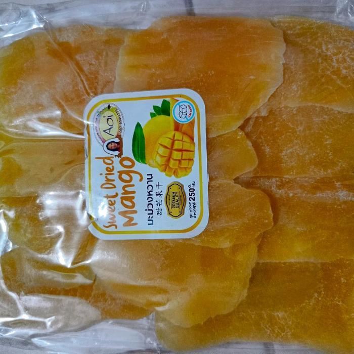 Mangga Kering Thailand Aoi Manisan Mangga Dried Mango Aoi