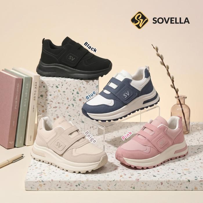 Leedoo Footwear - Sepatu Wanita Sneakers Olahraga Simpel Kekinian Sv376