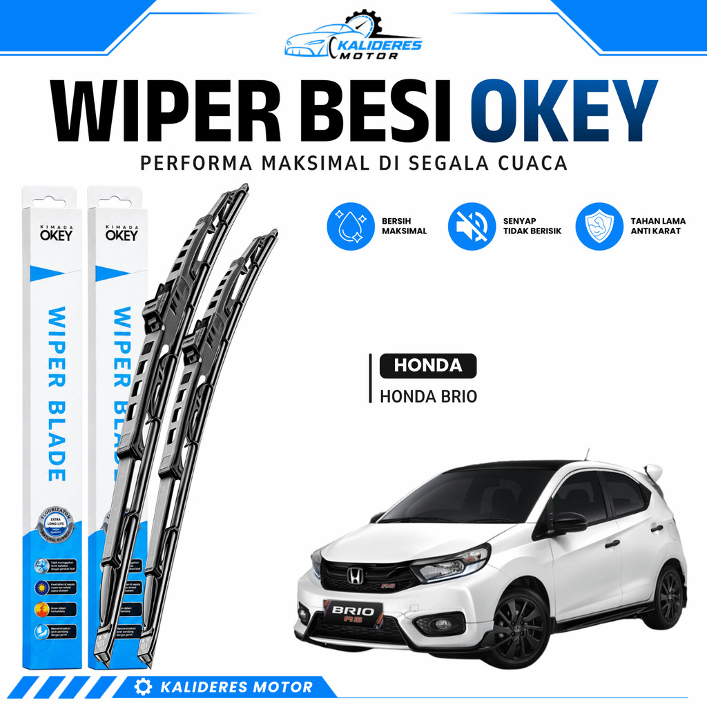 Wiper Honda Brio Konvensional Kaca Depan Mobil