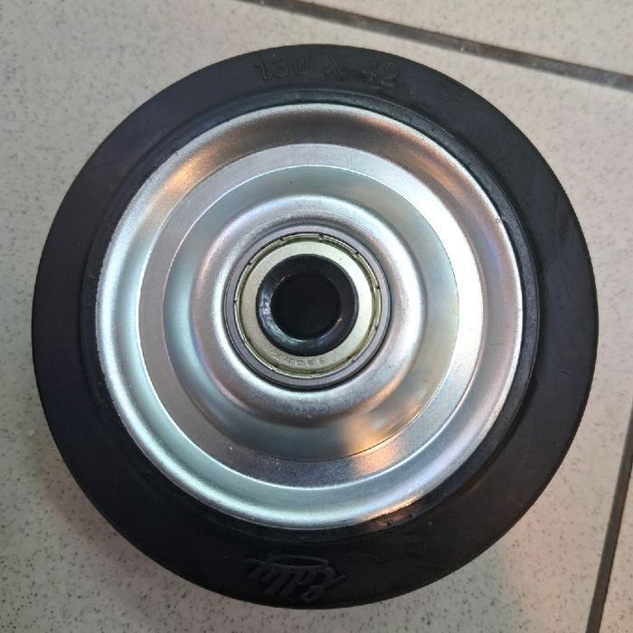 Kualitas Premium Roda Karet Edly 5 Inchi / Roda Trolly 5 Inchi ( Tanpa Breket )