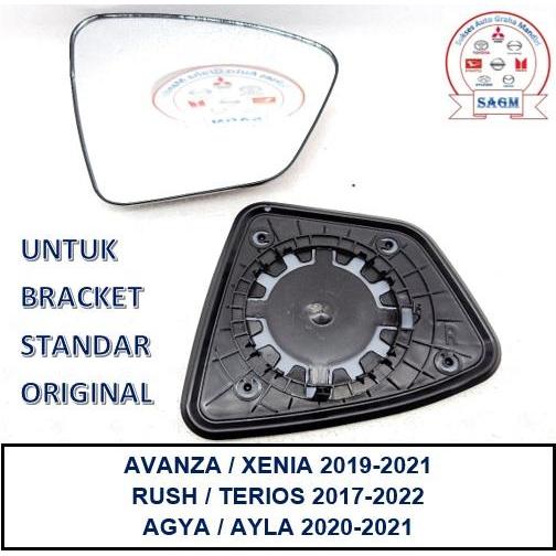 Kaca Spion Avanza Xenia Rush Agya 2019 - 2022 Bracket Ori (Kaca Saja)