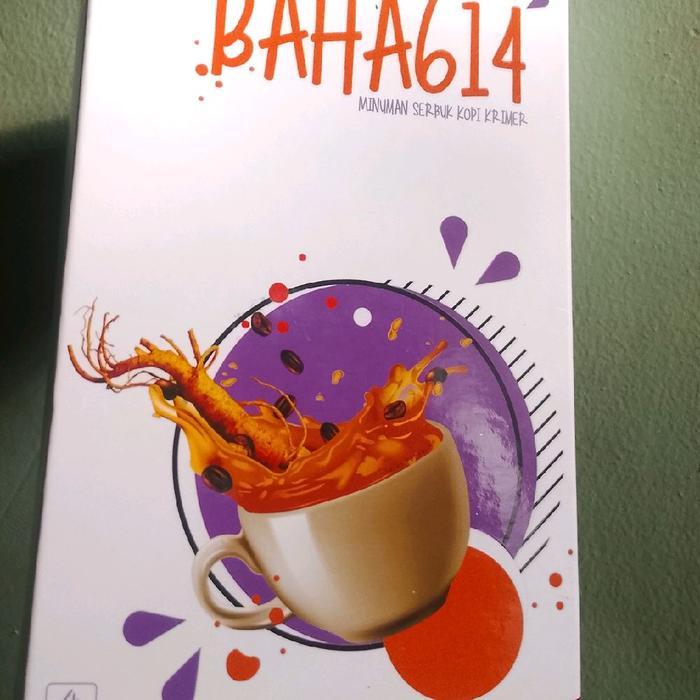 BAHA614 Kopi Ginseng Pria Jantan 3 Sachet Minuman Serbuk Kopi Krimer untuk Stamina