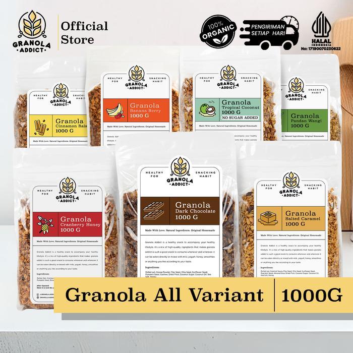 Granola Addict - Granola 1000G (1Kg) Terlaris