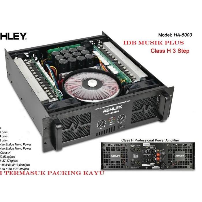 Power Ampli Class H Ashley Ha5000 Ha 5000 Original #Gratisongkir