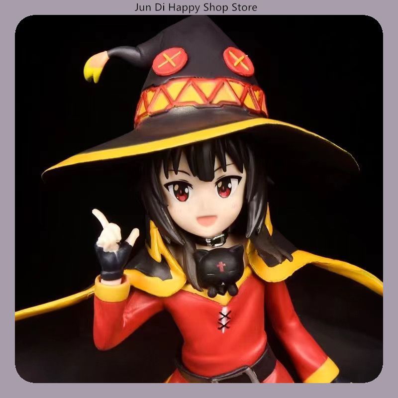 19m KonoSuba Megumin Standing Pose Anime Figure el Statue olletion Desktop Deoration Ornament Toy