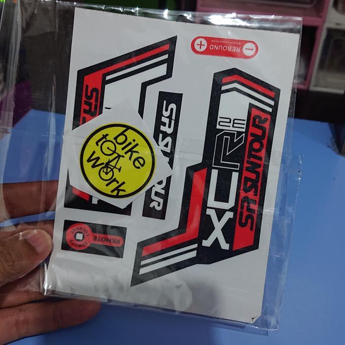 FORK SUNTOUR XCR STICKER DECAL FORK STICKER FORK SUNTOUR SUNTOUR XCM X READY STOCK