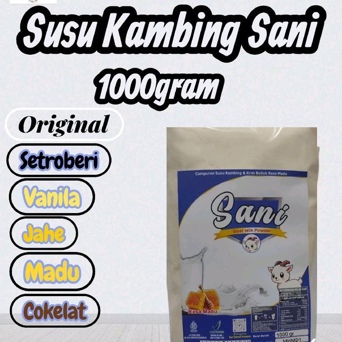 HEALTY SUSU KAMBING ETAWA Full krim 1000gram susu kambing etawa Sani aneka rasa