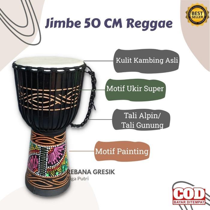 Alat Musik Kendang Jimbe Reggae 50 Cm