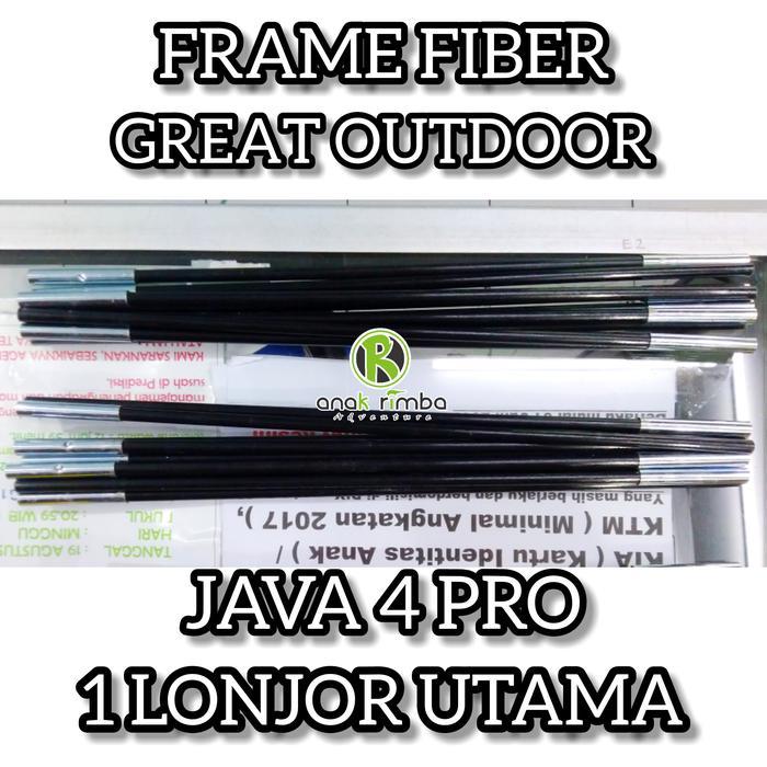 Ready JS 1 LONJOR UTAMA FRAME FIBER Tenda Dome Java 6 Pro, GREAT OUTDOOR