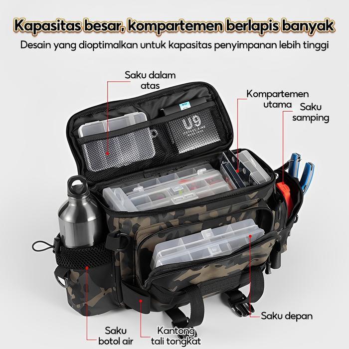 Promo Fw Tas Lure Model Baru Tas Pinggang Multifungsi Dengan Kapasitas Besar, Anti Air Untuk
