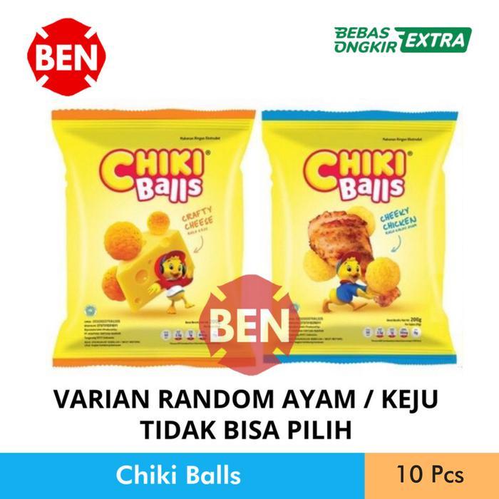 NEW Chiki Balls Rasa Ayam 10g 10gr 10 g gr gram - Ball Murah Grosir Dus ORIGINAL