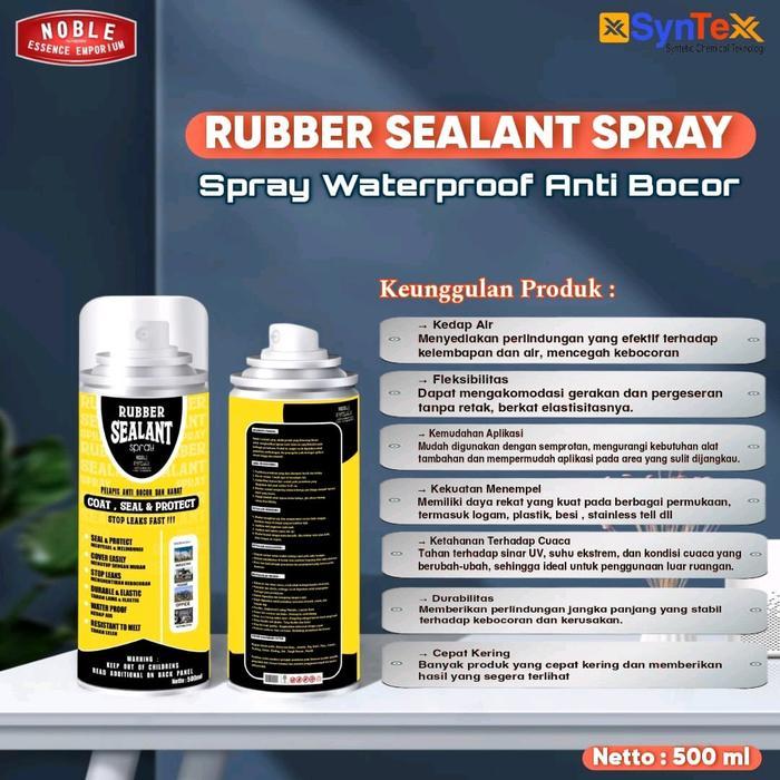 Best Seller Noble Rubber Sealant Spray Ajaib Waterproof Noble Liquid Rubber Sealant Spray 500 Ml -