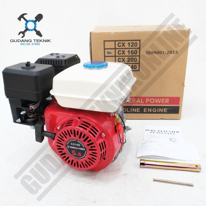 Engine GENERAL GX200 4Tak / Mesin Penggerak Serba Guna 6.5Hp / Engine Gasoline Bensin CX 200 GX160  