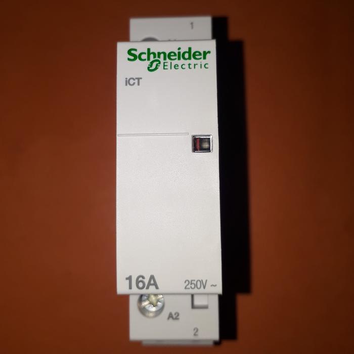 SCHNEIDER KONTAKTOR 1 PHASE 16AMPERE 1NO / ICT DIN A9C22711 PROMO